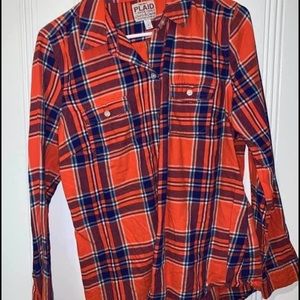 Old Navy Plaid Button Down